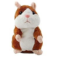 Plush Interactive Toys PRO Talking Hamster Repeats What You Say Electronic Pet Chatimals Mouse Buddy for Boy and Girl, 5.7 x 3 inches