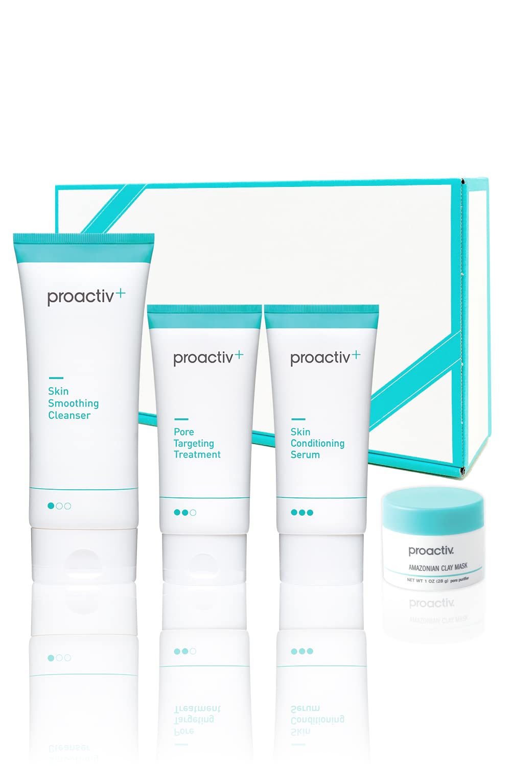 Mua (Old Model) Proactive Medicine Smart Set (90 Day Supply)  Amazonian  Clay Mask (28 g) x 1, Proactiv Acne Skin Smoothing Cleanser (6.3 oz (180  g), Pore Targeting Treatment (3.2