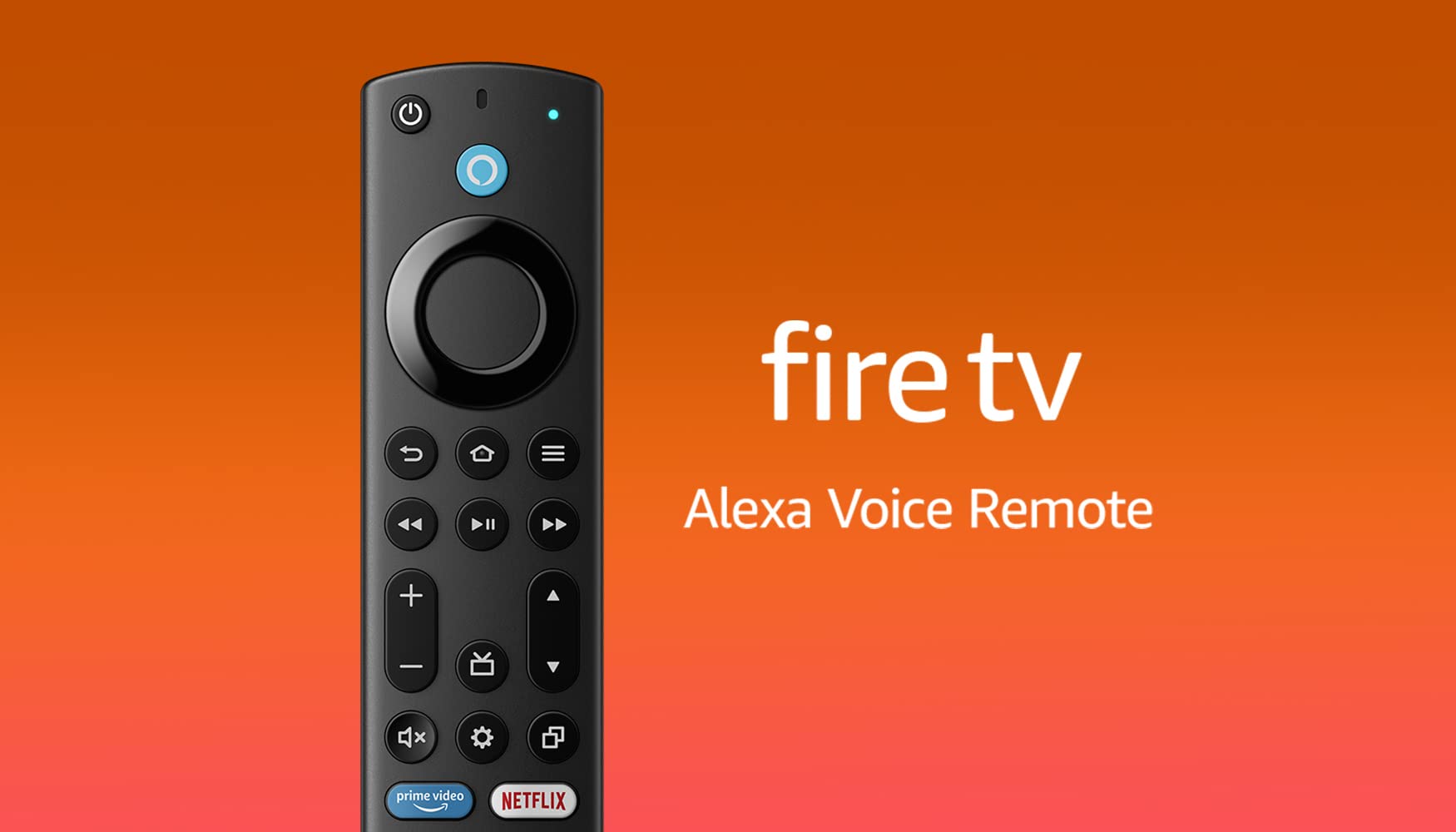 Amazon Fire TV Alexa Voice Remote, requires compatible Amazon Fire TV smart TV