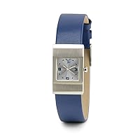 Women's Miami Wrist Watch - Small Japanese Movement Timepeace with Mineral Glass Square Face Dial and Leather Bracelet
