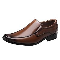 Hand Stitched Leather Shoes Men Wide Fashion Style Men's Breathable Shoes for Men Casual Leather Slip on