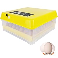 Automatic Egg Incubator，80W Digital Poultry Hatching Machine with Temperature and Humidity Control&Automatic Egg Turning,Hatcher ​for Chicken Ducks Goose Birds Quails. (56 eggs)