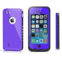 New Waterproof Shockproof Dirtproof Snowproof Protection Case Cover Only for Apple iPhone 5C Purple