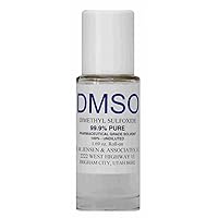 99.98% Pure DMSO REFILLABLE ROLL ON Bottle UNDILUTED