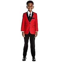 Boys' Suit Two Pieces Notch Lapel Two Buttons Wedding Groom Tuxedos