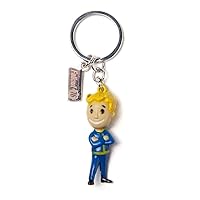 Fallout - 3D Rubber Keychain, Multicoloured, 9cm, Keyring