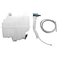 TRQ Windshield Washer Reservoir Compatible with 2014-2016 Mazda 3