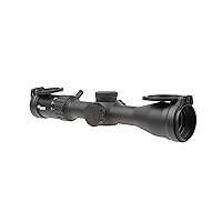 SIG SAUER WHISKEY4 3-12X44mm 30mm Tube SFP Durable Lightweight Precise Waterproof Black Hunting Gun Scope, Flip-Back Caps & Throw Lever Included