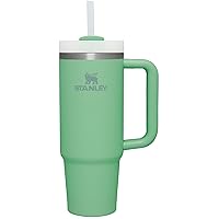 Stanley Quencher H2.0 FlowState Stainless Steel Vacuum Insulated Tumbler with Lid and Straw for Water, Iced Tea or Coffee, Smoothie and More, Jade, 30 oz