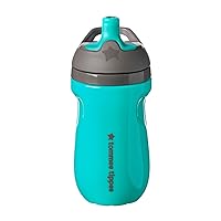 Insulated Sportee Bottle, 9oz, 12+ Months, Trainer Sippy Cup for Toddlers, Spill-Proof, Easy to Hold Handle, Teal