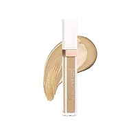 By Drew Barrymore Light Illusion Full Coverage Concealer - Diffuse Dark Under Eye Circles + Blurs Blemishes - Weightless Formula + Crease Proof Makeup (Light Medium)