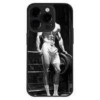Picture of a Man on a Boxing Ring iPhone 14 Pro Max Case - Sexy Phone Case for iPhone 14 Pro Max - Cool Art iPhone 14 Pro Max Case Multicolor
