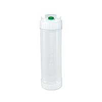 San Jamar EZ-KLEEN Squeeze Sauce Bottle, Thin Dispensing for Light Sauces, Premium BPA Free, 24 Ounce Capacity, Green Valve (Pack of 6)