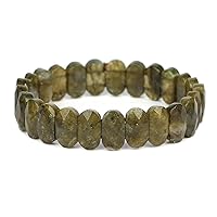 Greens Natural Natural Pyrite Labradorite Exotic (Super Master) Imported Crystal Stone Bracelet for Reiki and Crystal Healing Stone
