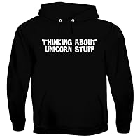 Thinking About Unicorn Stuff - Men's Soft & Comfortable Pullover Hoodie