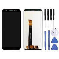 Jiangym Mobile Phone LCD Screen LCD Screen and Digitizer Full Assembly for Asus Zenfone Max (M1) ZB555KL(Black) LCD Screen (Color : Black)