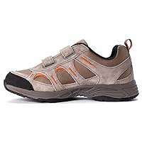 Propet Mens Connelly Strap Slip On Sneakers Shoes Casual - Beige, Brown