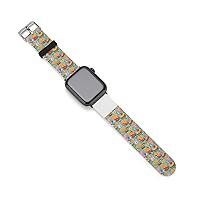 Fast Food Silicone Iwatch Straps 38mm/40mm 42mm/44mm Replacement Quick Release Watch Band