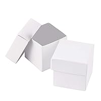 HBH 2-Piece Mix-and-Match Favor Boxes, White Shimmer (90217ST)