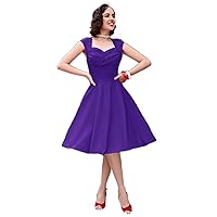 Women's Dresses Crisscross Front Fit and Flare Dress Without Arm Sleeve