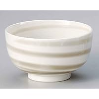 Rabit Shino 6.3inch Ramen-Bowl White Ceramic Made in Japan