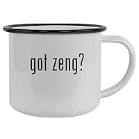got zeng? - 12oz Camping Mug Stainless Steel, Black