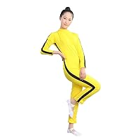 ZooBoo Adults & Kids One Piece Jumpsuit Costume Yellow Kungfu Uniforms