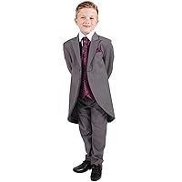 Boys' Suit Tailcoat Two Pieces Peak Lapel Swallow-Tailed