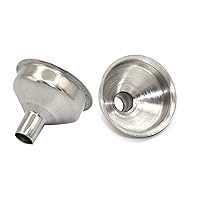 Small and Stainless Steel Funnel Suitable for Kinds of Hip Flasks Wine Pot Filler 9Mm 2Pcs Attractive Design