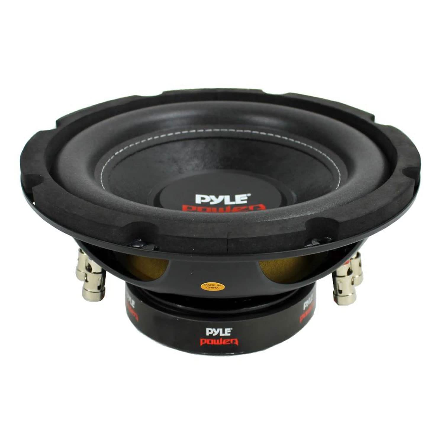 Pyle Car Subwoofer Audio Speaker - 8in Non-Pressed Paper Cone, Black Plastic Basket, Dual Voice Coil 4 Ohm Impedance, 800 Watt Power and Foam Surround for Vehicle Stereo Sound System - PLPW8D