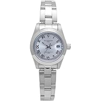 Izax Valentino IVL-250-7 Women's Watch, All Stainless Steel, Roman Index, Light Blue