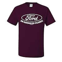 Ford Mustang Vintage Logo an American Classic Ford Mustang Licensed Official Mens T-Shirts