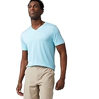 32 DEGREEES Men's Cool Classic Vneck T-Shirt | Anti-Odor | 4-Way Stretch | Moisture Wicking