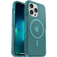 OtterBox iPhone 13 Pro (Only) - Symmetry Clear Series+ Case - Angelite Aura - Ultra-Sleek - Snaps to MagSafe - Raised Edges Protect Camera & Screen - Non-Retail Packaging