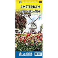 Amsterdam & Netherlands Travel Reference Map (Waterproof) 1:8,000/1:400,000