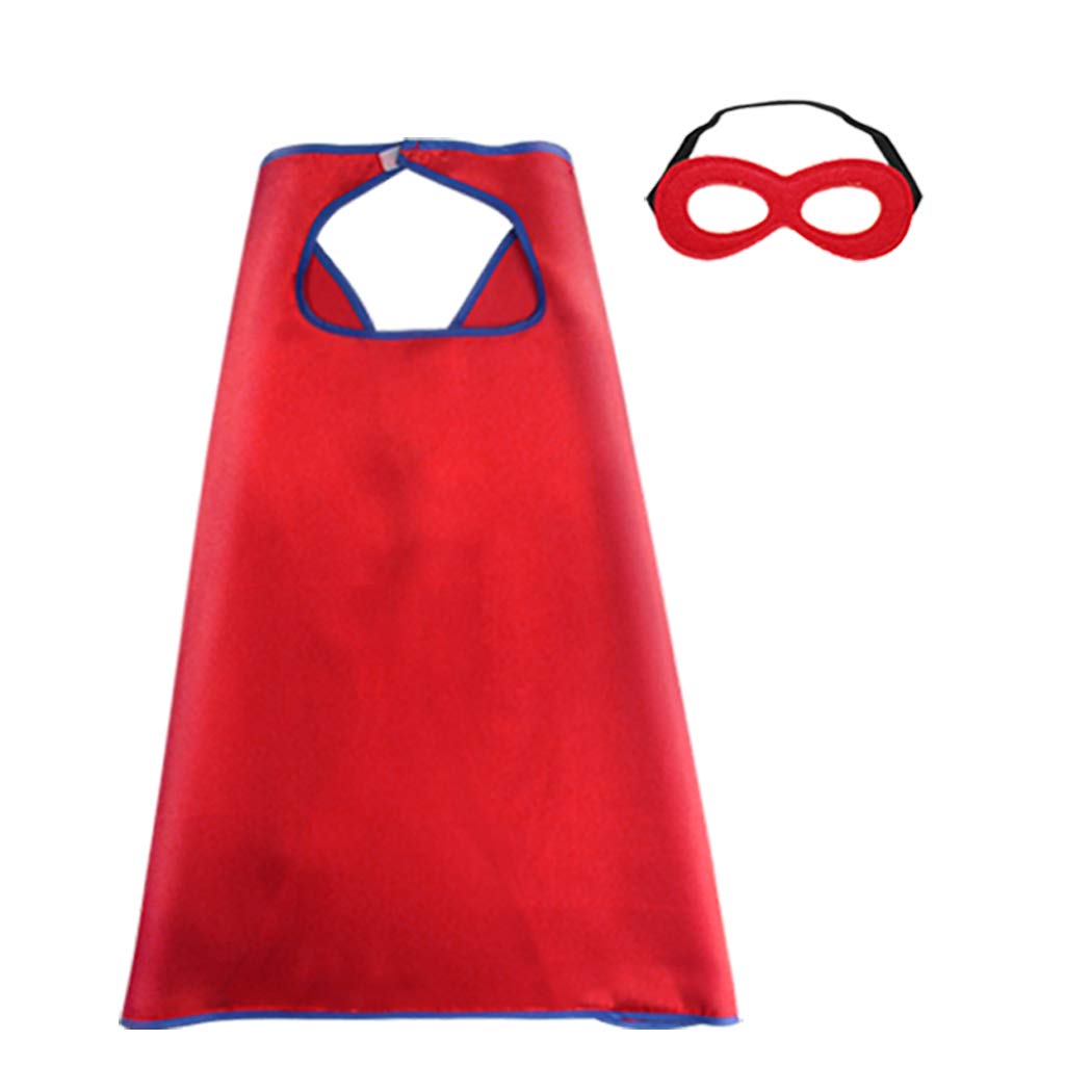 Super Hero Capes and Masks for Kids Bulk, 14 Pack Superhero Party Capes for Children Dress Up Costume Halloween Birthday
