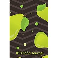 Green Pears Pattern on Gray Journal to Capture IBD Symptoms: IBD Journal (6x9 inches, 150 pages)