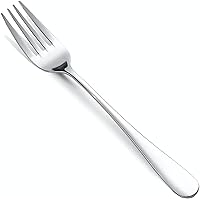 Perfect Stix 12 Piece Dinner Forks Set, Food-Grade Stainless Steel Silverware Forks, Cutlery Forks, Metal Forks for Home, Kitchen or Restaurant, Mirror Polished, Dishwasher Safe - 8 Inch