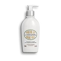 L’OCCITANE Moisturizing, Softening Almond Milk Veil 8.4 oz: Infused with Almond Oil, Visibly Firmer-Looking Skin, Smooth Skin, 24-Hour Hydration*
