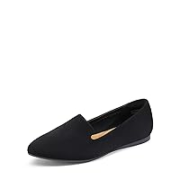 DREAM PAIRS Pointed Toe Flats for Women Dressy Casual, Low Heel Dress Shoes Comfortable, Slip-on Business Work Loafer Shoes for Women