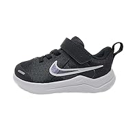 Nike Downshifter 12 NN Next Nature Unisex Toddler (TDV) Baby Shoes, Black/White-Dk Moke Grey, 5 M US