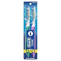 Oral-B Pro-Health Pulsar Battery Powered Medium Bristles Toothbrush, 4 Count