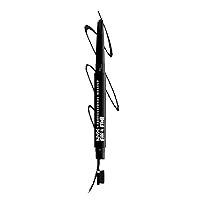 NYX PROFESSIONAL MAKEUP Fill & Fluff Eyebrow Pomade Pencil, Black