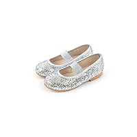 'Grand Ribbon' Mary Jane Shoes for Girls (Toddler, Little Kids, Big Kids)_Pink and Ivory, US Size 8 Toddler ~ 3.5 Big Kid