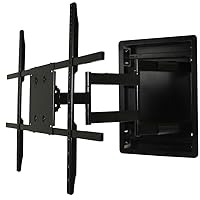Recessed TV Mount, in-Wall Flush Articulating, Up to 75