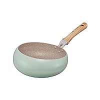 Doshisha Frying Pan, Easy to Shake, 9.4 inches (24 cm), Induction Compatible, Gas Fire, PFOA Free, Wok, Stir-fried Vegetables, Medium, Deep, Green