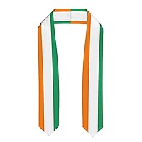 Flag Of Cote D'Ivoire Print Graduation Stole,Honor Stole,Graduation Sash, Unisex Adult 72