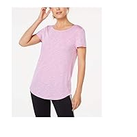 Womens Cross-Back T-Shirt, Holly Hock, Large
