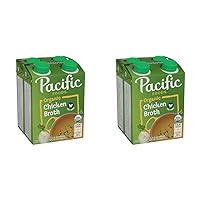 Pacific Foods Organic Free Range Chicken Broth, 8 oz Carton (Pack of 8)