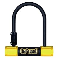 Onguard Bulldog Mini U-Lock (Black, 3.55 x 5.52-Inch)